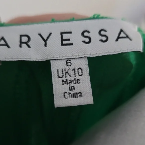 ⭐️Host Pick⭐️ Anthropologie Aryessa |  Kelly Dress Emerald Green Wrap - Picture 9 of 11